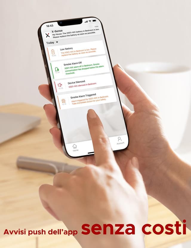 Detalle 2 de X-Sense XS01-WX rilevatore fumo Wi‑Fi EN14604