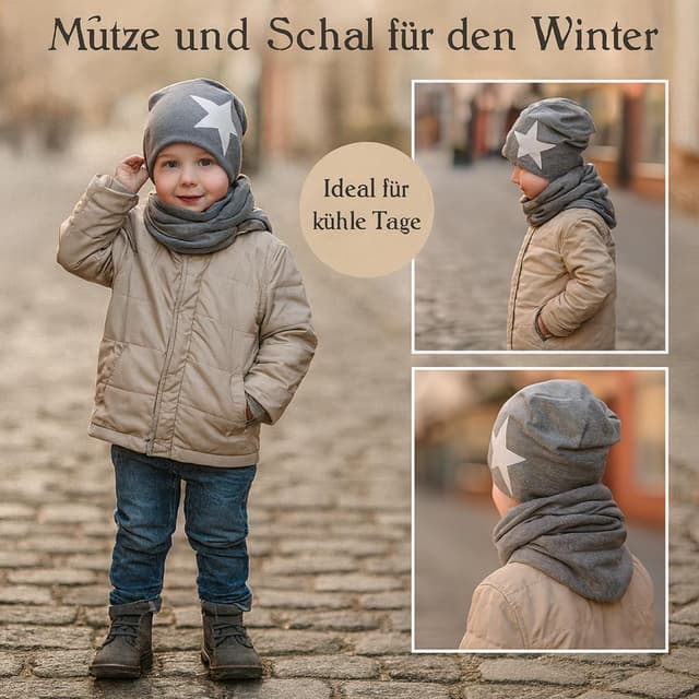 Thumbnail 5 de Miobo Mütze Schal Set Kind