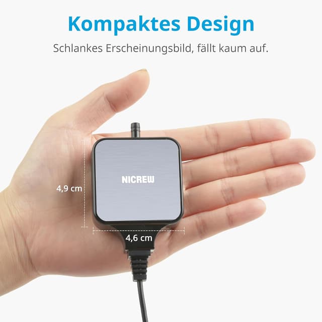 Thumbnail 4 de NICREW Luftpumpe Nano Silent 18 L/h