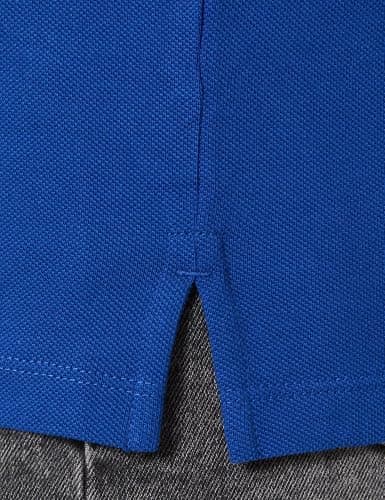 Detalle 2 de Calvin Klein Polo SS Monogram de piqué LV040EM269 para hombre, azul Chase Blue