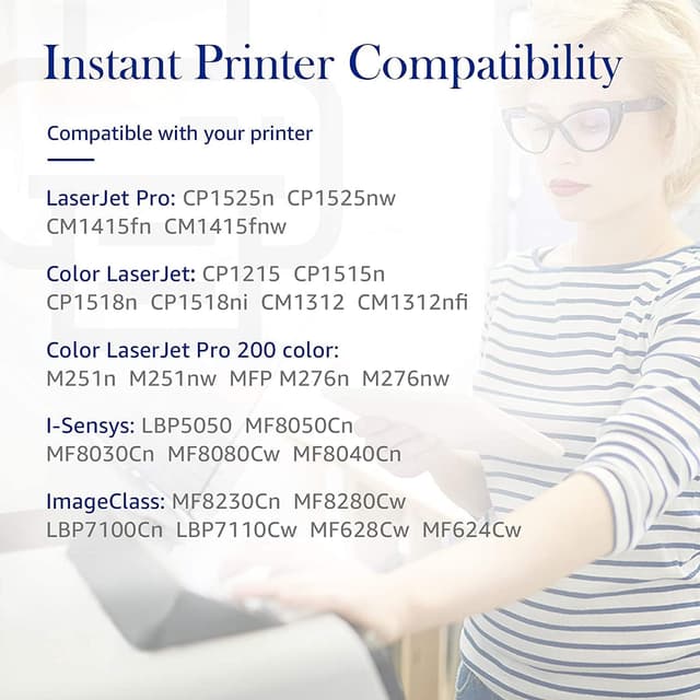 Detalle 2 de STAROVER kompatible Tonerkartuschen als Ersatz für HP 131X/131A (mit Chip) – für LaserJet/MFP mit passenden Modellreihen