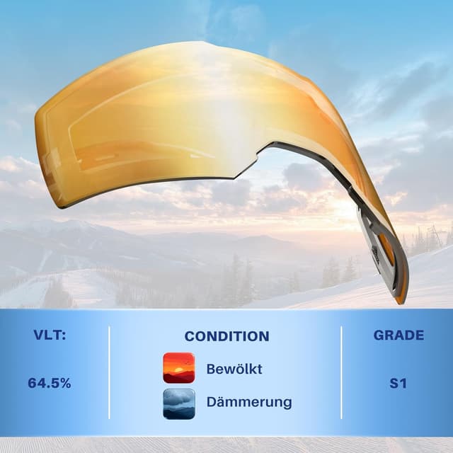 Detalle 2 de tekkapoi FJ028B S1 Wechselglas 64,5% đ„œ