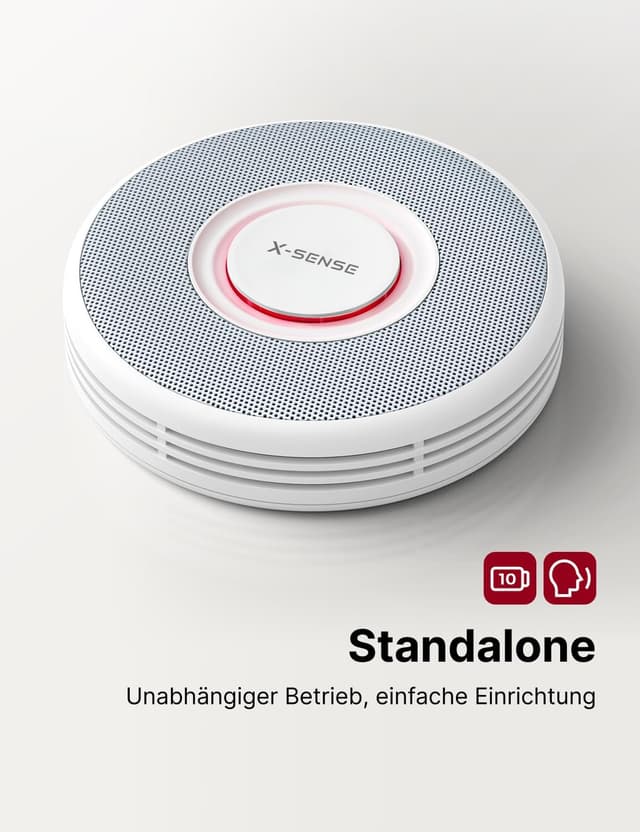 Detalle de X-Sense Rauchmelder XS0B-SN mit 10 Jahren Batterie
