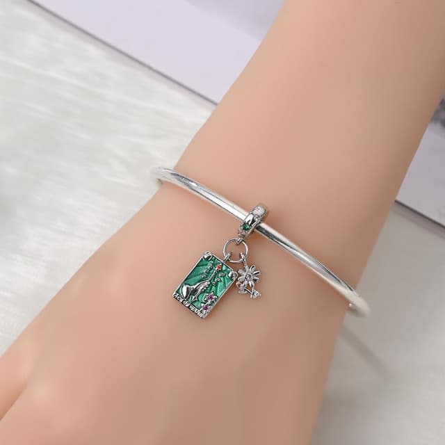 Detalle 2 de TINSLO Charm Anhänger 925 Silber für Armband