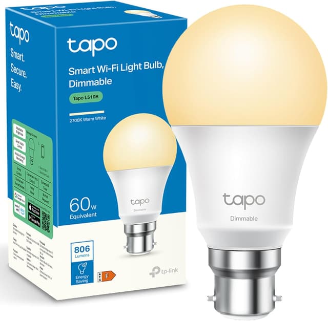 Detalle de TP-Link Tapo L510B 8.3W B22 WiFi smart bulb