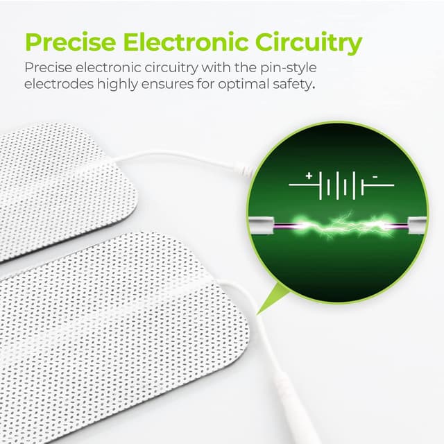 Thumbnail 4 de AUVON TENS Machine Pads 2"×4" 10pcs Electrodes