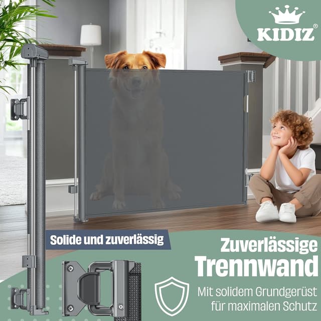 Detalle 2 de KIDIZ Treppenschutzgitter 0–180 cm