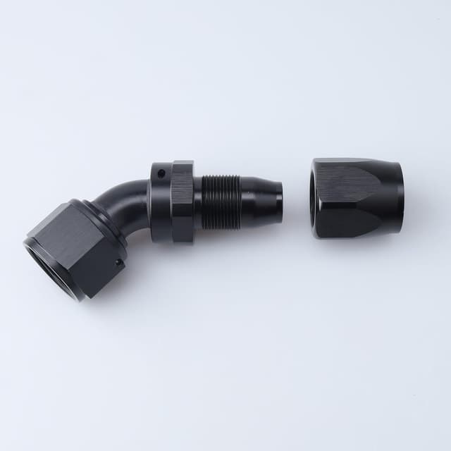 Detalle 2 de AC PERFORMANCE -12 AN 45 Degree Swivel Hose End Fitting (Aluminium, Black)