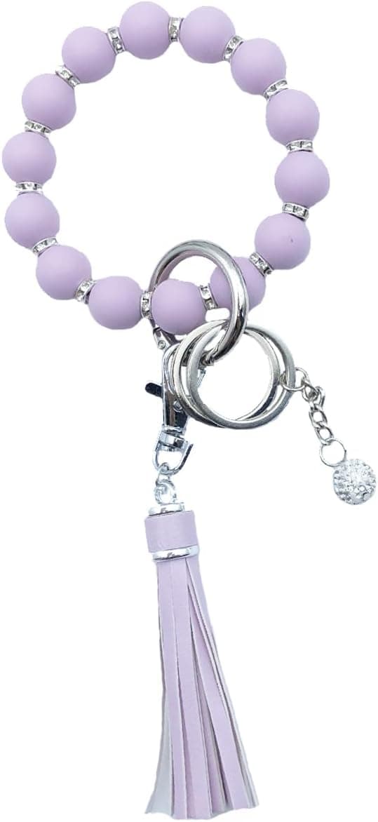 Thumbnail 6 de Xsclpomddy Schlüsselanhänger-Armband aus Silikonperlen – Schlüsselbund für Frauen