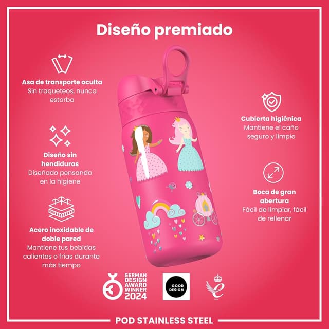 Thumbnail 5 de ION8 Botella Térmica Acero Inox. Niños 320ml 🧒 Fugas y Segura