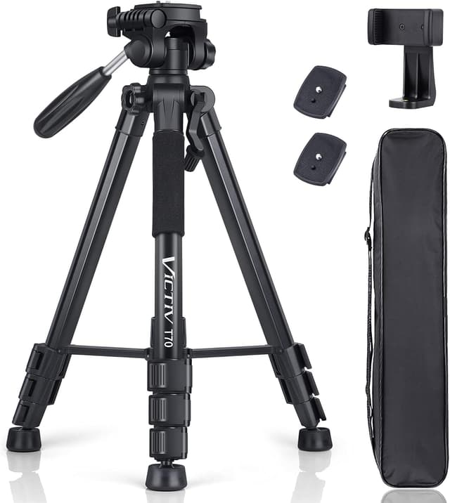 Thumbnail 6 de Victiv 182 cm Aluminium Stativ für DSLR und Smartphone