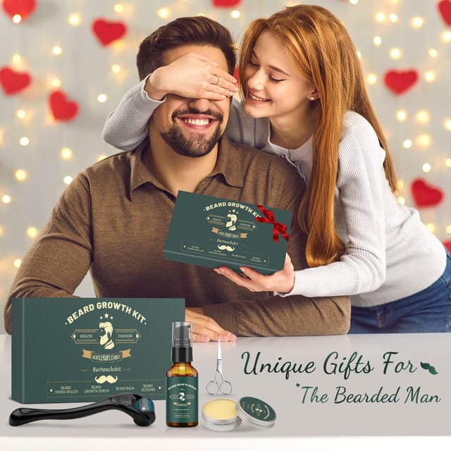 Detalle de KHOLEZ Beard Growth Kit with 30 ml serum