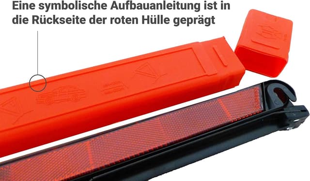 Thumbnail 2 de HP Autozubehör Mini Triangle de signalisation 430×55×34 mm