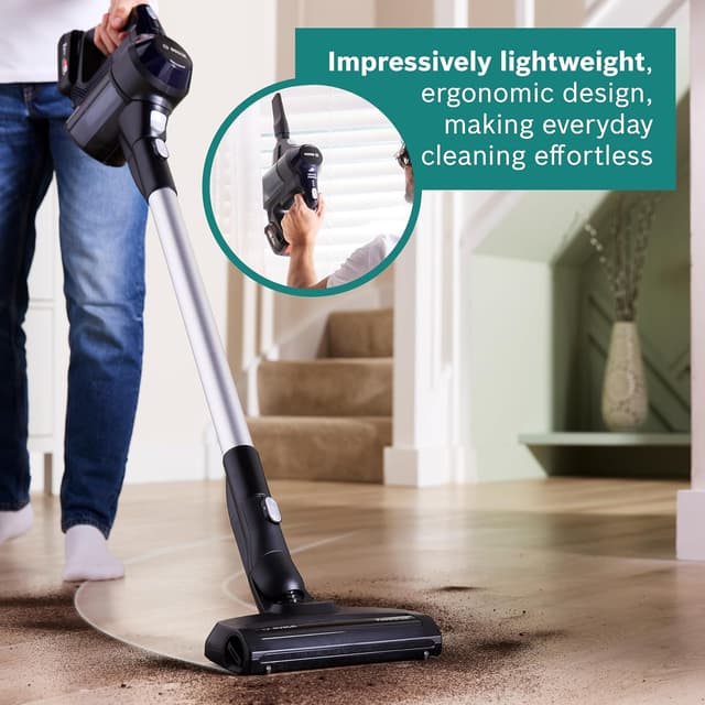 Detalle 2 de Bosch Unlimited 6 BBS611GB cordless stick vacuum with accessories and docking station