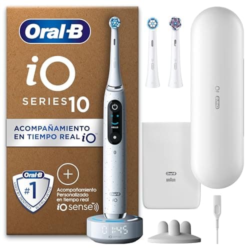 Detalle de Oral-B iO 10 Cepillo de dientes eléctrico, 3 cabezales