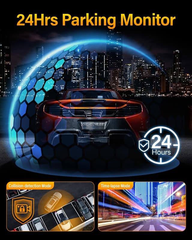 Thumbnail 5 de IIWEY D2 Pro Dash Cam 4K Front and Rear