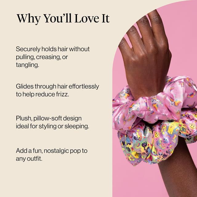 Thumbnail 2 de Lisa Frank x Kitsch Satin Scrunchies 2pcs 🎀