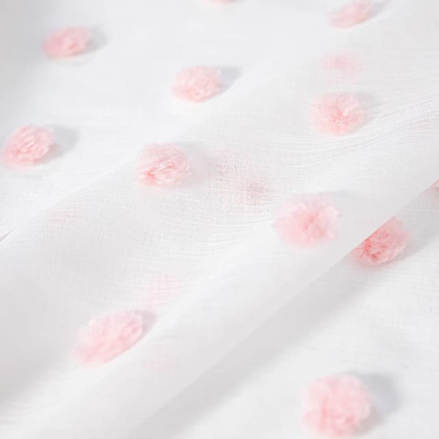 Thumbnail 6 de MYSKY HOME Vorhänge mit Kräuselband für Kinderzimmer (Mädchen), 2er-Set, transparent rosa, H 260 x B 140 cm