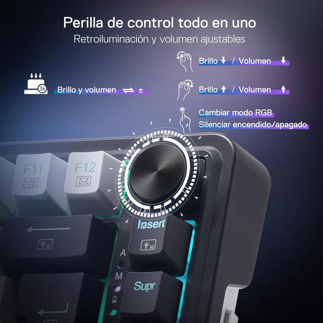 Thumbnail 5 de Redragon K673 Pro 75% Teclado mecánico
