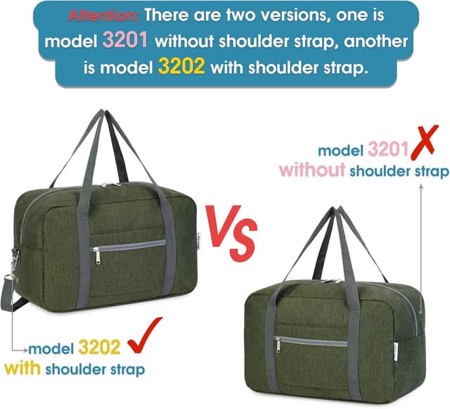 Detalle de Narwey 20L Ryanair Handgepäck 40×30×20 cm faltbare Sporttasche als Weekender