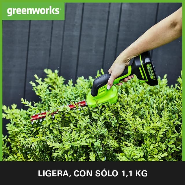 Thumbnail 3 de Greenworks G24SHTK2 Cortasetos 24V, Cuchillas de Doble Uso