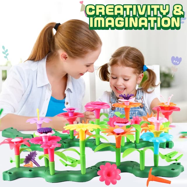 Thumbnail 3 de CENOVE Blumengarten Spielzeug 130 Teile