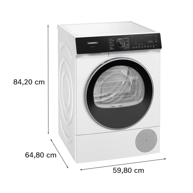 Detalle 2 de Siemens WQ46H2B0ES secadora 9 kg iQ500, condensación