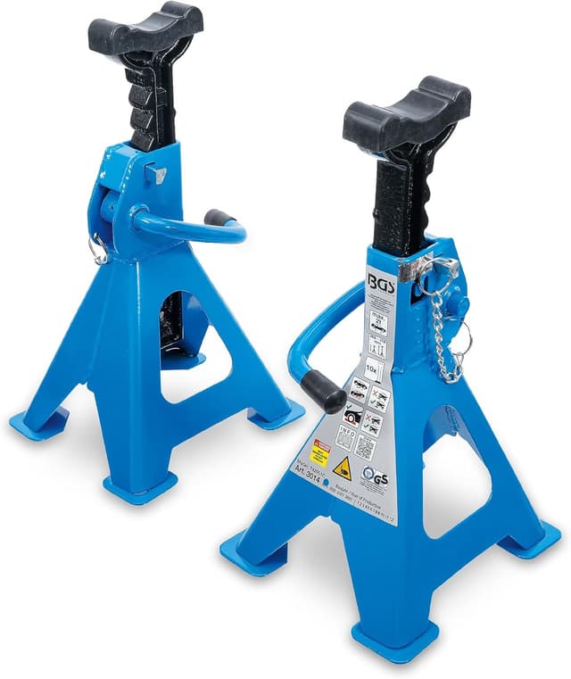 Detalle de BGS 3014 caballetes de tubo 2000 kg par