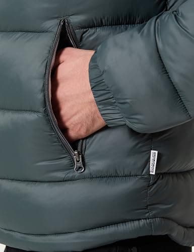 Detalle 2 de Napapijri Arnel Puffer Jacket S verde oscuro