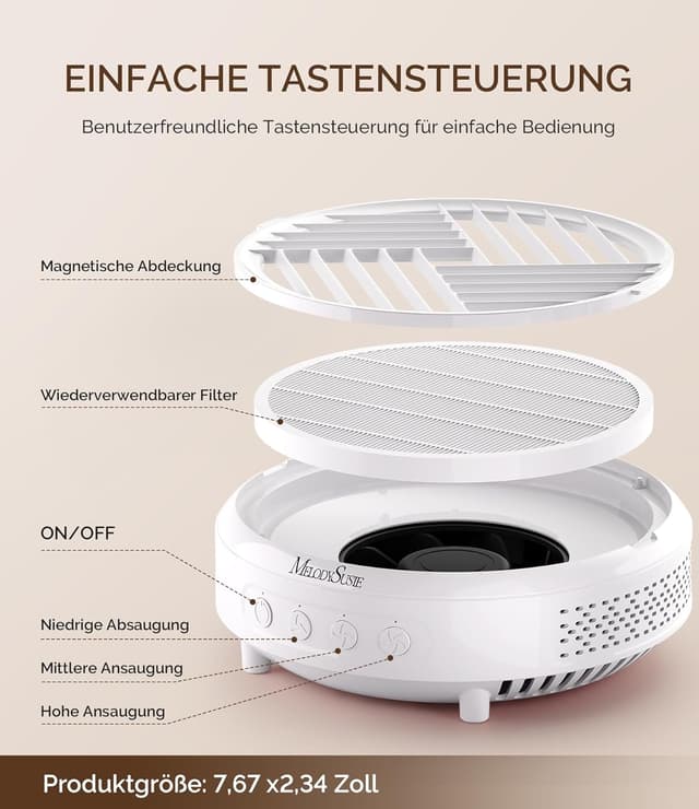 Detalle 2 de MelodySusie HPro Nagelstaubsauger đ