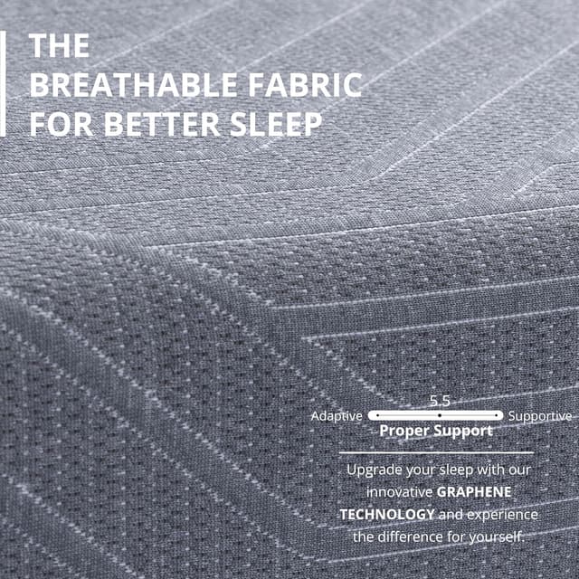 Thumbnail 2 de EGOHOME 10 Inch Full Memory Foam Mattress for Back Pain