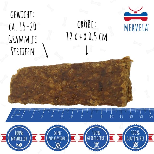 Thumbnail 4 de MERVELA Pferd Fleischstreifen 500 g