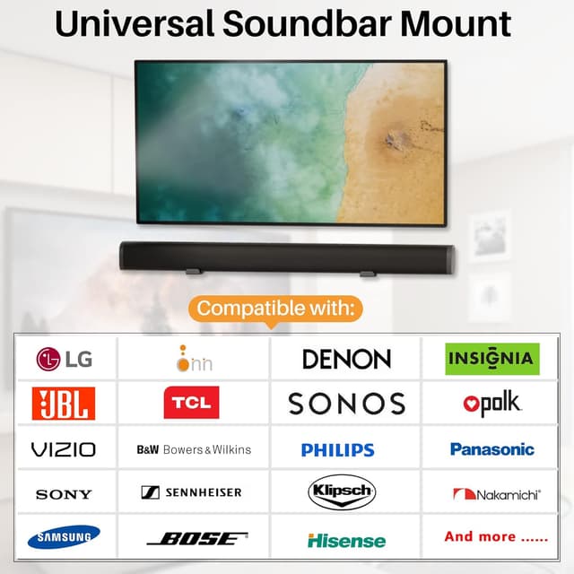 Thumbnail 4 de Aetubree SoundBar Bracket 86–147 mm