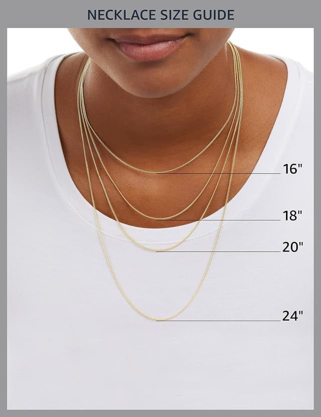 Detalle 2 de Amazon Essentials Gold Filled Crucifix Necklace 18in