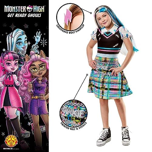 Thumbnail 2 de Rubies Disfraz Oficial Frankie Stein Classic para niñas 🎃