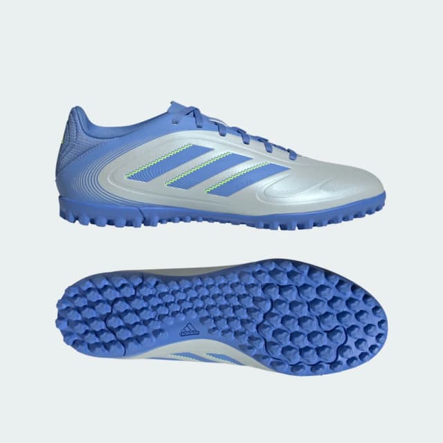 Detalle de adidas Copa Pure 3 Club zapatilla de fútbol para moqueta azul