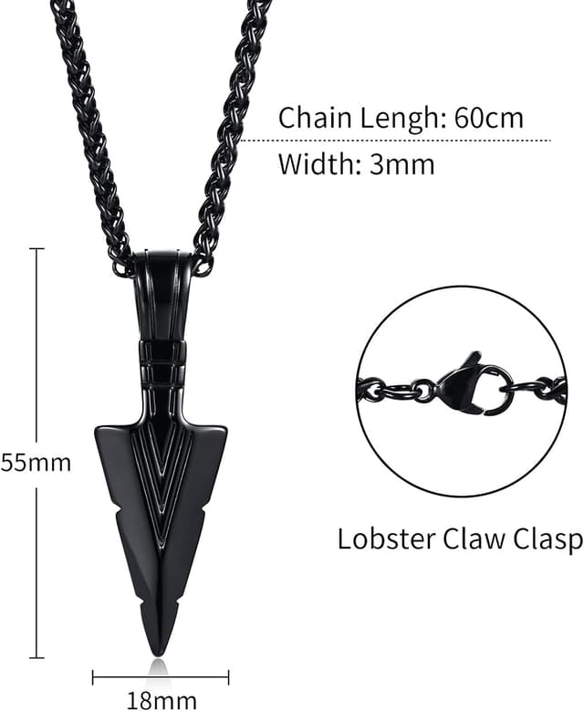Detalle 2 de TempBeau Viking necklace 60 cm Mjölnir