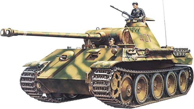 Imagen de Tamiya 35065 Panther A 1:35 Modellbau-Panzer đ§± en OfertitasTOP