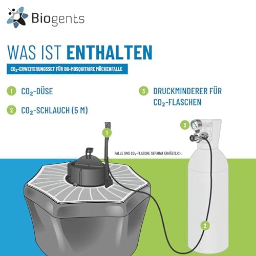 Thumbnail 2 de Biogents BG-Booster CO₂ para Atrapa-Mosquitos 🦟