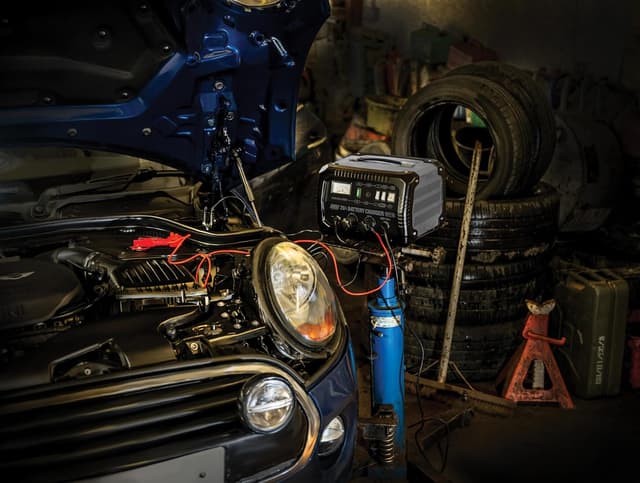 Detalle 1 de Dual Voltage car battery charger 20A