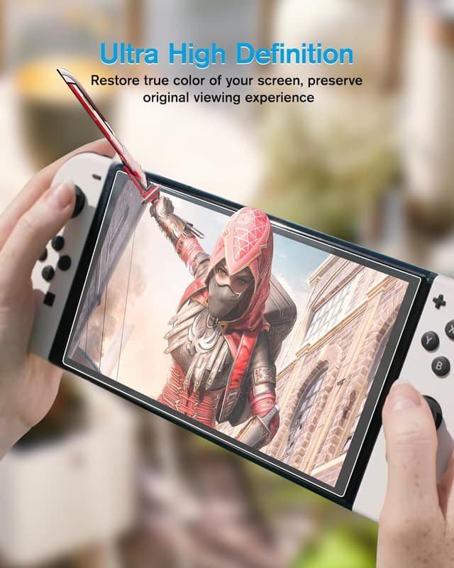 Detalle 1 de MOBDIK 2 Stück Schutzfolie für Switch OLED