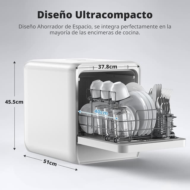 Thumbnail 3 de AIRMSEN C01 lavavajillas encimera 5L