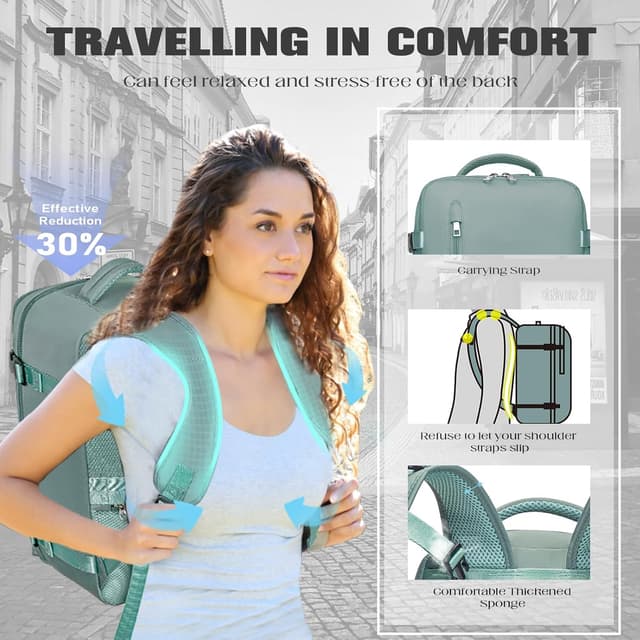 Thumbnail 3 de Xkdoai Ryanair cabin bag 40x30x20 backpack