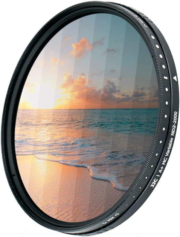 Detalle de JJC 67mm Variable ND2–ND2000 Neutral Density Filter (18-layer coated)