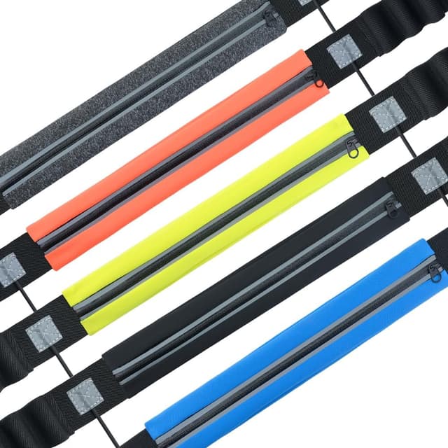 Thumbnail 6 de RJ-Sport Laufgürtel für Handy – wasserdichte Lauftasche mit Bauchtasche, Startnummernband und verstellbarem Gummiband