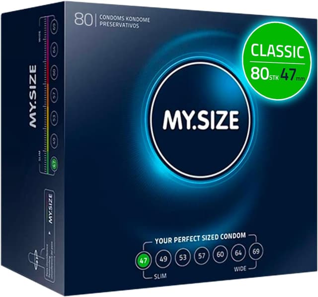 Detalle de MY.SIZE Classic Kondome Größe 1 80 Stück