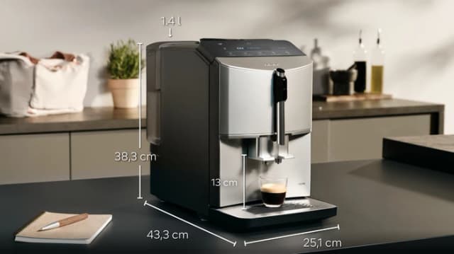 Thumbnail 9 de Siemens EQ300 TF303E07 Kaffeezubereitung