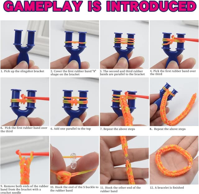 Thumbnail 2 de Elastici Loom Bands 2500+ per braccialetti