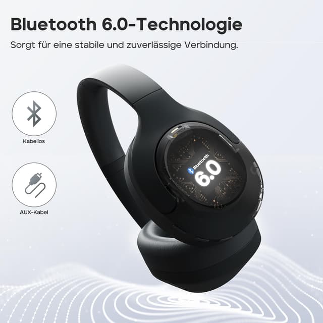 Thumbnail 5 de Tribit QuietPlus 81 Over‑Ear Kopfhörer 110 Std. 📧