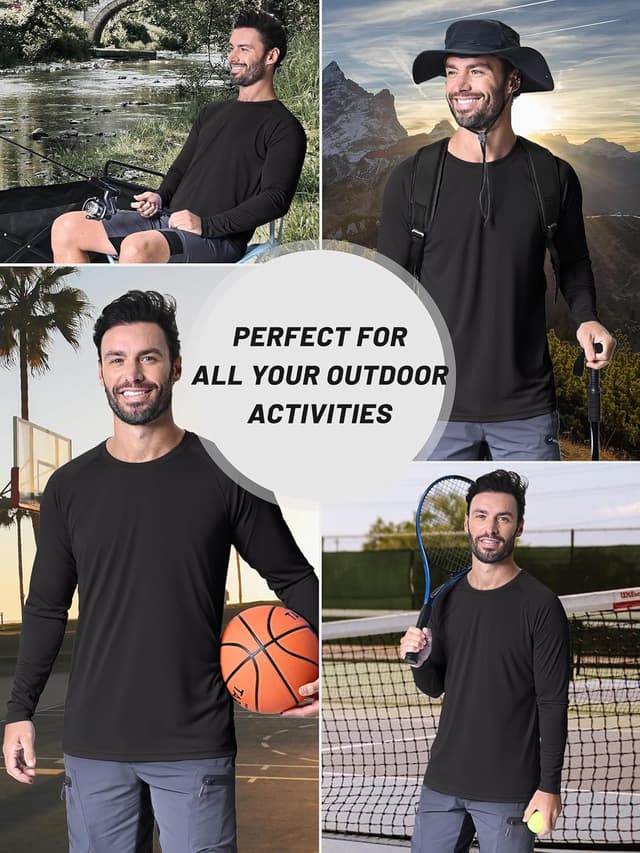 Thumbnail 5 de Tacvasen T Shirt Anti UV Homme